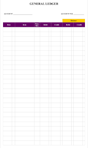 Every element needs two columns. 10 Best Accounting Ledger Template Printable Printablee Com