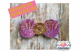 Are you searching for mermaid png images or vector? Free Mermaid Sea Shell Hair Bow Template Svg Dxf Pdf Eps Jpg Png Crafter File The Big List Of Places To Download Free Svg Cut Files