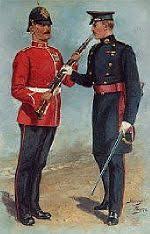 Image result for "gunner" (Royal Artillery officer) depicted with his Indian mountain battery on the Northwest Frontier.