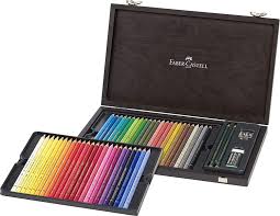Faber Castell 110006 Polychromos Colouring Pencils 48 Wooden Case With Accessories Waterproof Shatterproof For Professionals And Hobby Artists Amazon Co Uk Office Products Each pencil features the highest quality pigments for unprecedented lightfastness (resistance to fatigue). faber castell 110006 polychromos colouring pencils 48 wooden case with accessories waterproof shatterproof for professionals and hobby artists