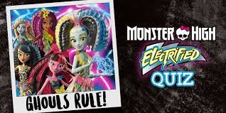 Vandala doubloons, daughter of a pirate ghost, floats with the monster high ghouls into one frightful. Can You Ace This Monster High Electrified Quiz Yayomg Monster High Monster High Characters Monster
