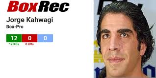 BoxRec: Jorge Kahwagi