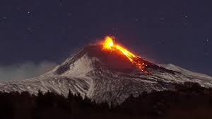 Mount etna is located on the east coast of sicily and prior eruptions have been elevated to at least seven kilometres above the summit, mainly due to prevailing winds. Mount Etna Captured Violently Erupting At It S Summit Youtube