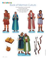 Book Of Mormon Cutouts In 2020 Book Of Mormon Book Of Mormon Stories Mormon
