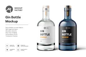 Overview display your design in a more efficient way on this glass bottle mockup. 85 Best Gin Bottle Mockup Templates Free Premium