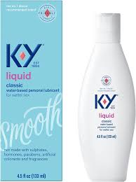 Amazon.com: K-Y Liquid Lube, Personal Lubricant, New Water-Based Formula,  Safe for Anal Use, Safe