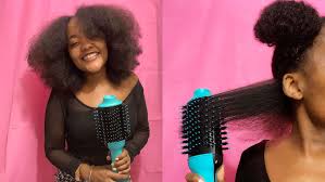 When the section of hair is almost dry, roll your hair all the way up the brush. Revlon One Step Hair Dryer On Natural Hair Does It Actually Work Reviewed