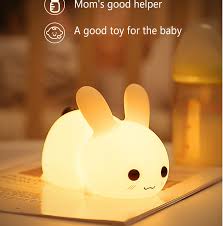 Buy bedroom baby night lights and get the best deals at the lowest prices on ebay! Led Night Light Cute Bunny Night Lamp With Touch Switch Portable Silicone Night Lights For Baby Room Bedroom Living Room Camp Buy Can Be Switched On And Off By Gently Touching Bed