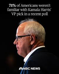 If you haven't heard much about Minnesota Gov. Tim Walz before Vice  President Kamala Harris selected him as her running mate, you're not alone.  A new national NPR/PBS/Marist poll released Tuesday, before