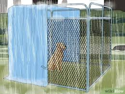 Dog kennel runs and roofing techniques. How To Build An Inexpensive Dog Kennel With Pictures Wikihow