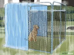 Don't use an outdoor kennel in extreme weather. How To Build An Inexpensive Dog Kennel With Pictures Wikihow