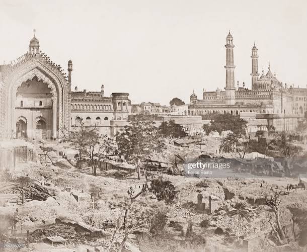 X-এ g katyan misra: "principal gateway into Kaiserbagh, Lucknow photograph, 1858 by Major Robert Christopher Tytler &amp; his wife, Harriet in aftermath of Uprising of 1857 Palace was scene of fierce fighting