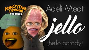 Annoying Orange Adeli Meat Jello Parody Ft Rebecca Parham Youtube