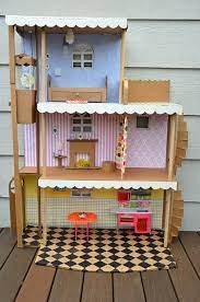 Ikat Bag Cardboard Barbie House Barbie Doll House Barbie House Doll House Wallpaper