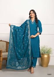 TRADITIONAL ELEGANCE NISHA VISCOSE DESIGNER FANCY LADIES SUITS AT BEST  ONLINE RATE WHOLESALER SURT