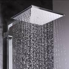 Grohe Euphoria 1 Spray 6 In Single Ceiling Mount Fixed Rain Shower Head In Starlight Chrome 27705000 The Home Depot Bathroom Wallpaper Trends Shower Heads Shower Panels