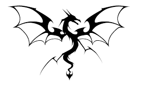 This type of tattoo is always colored black and is mostly drawn on the back as it provides more space for a big tattoo. Small Dragon Dragon Tattoo Dragon Silhouette Small Dragon Tattoos