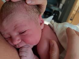 Introducing Maeve Siobhán (after my dad John who we lost in March❤️) Day  Conway. She made a fast and furious arrival early this morning