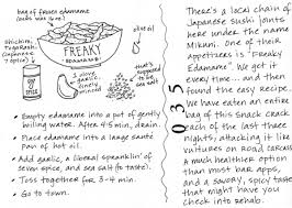 365 Illustrated Blog Posts No 035 Freaky Edamame Edamame Edemame Recipes Edamame Recipes