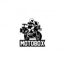 Logotipo De Silueta De Motocicleta Y Via Premium Vector Freepik Vector Adventure Motorcycling Touring Motorcycles Travel Adventure
