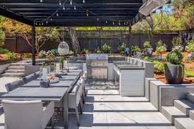 When creating your covered grilling area, choosing the physical outdoor shade structure will be your first priority. 38 Absolutely Fantastic Outdoor Kitchen Ideas For Dining Al Fresco