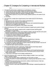 Topic Strategy 1 Which Of The Following Rivals Make The Best Targets For An Course Hero