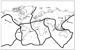 Blank Plate Tectonic Map Png 816 455