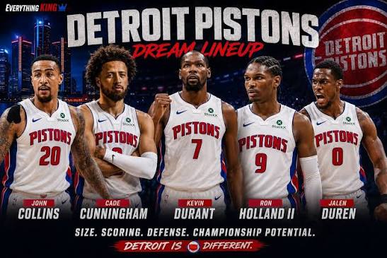 Pistons' potential Kevin Durant trade with Rockets and Celtics falls through