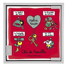 Armoire A Cles Famille Rouge Derriere La Porte Dlp Decoration Pratique Entree Boite A Cles Espritlogis Armoire A Cles Boite De Maquillage Boite A Clefs