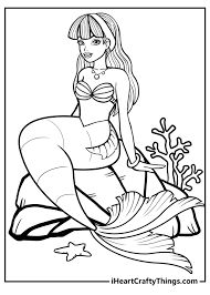 Coloring is making a comeback in a huge way. Mermaid Coloring Pages 30 Magical Designs 100 Free 2021
