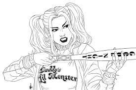 Harley Quinn Suicide Squad Comic Black And White Google Search My Spirit Animal Pinterest Escuadron Dibujo Y Locura