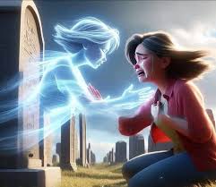 Don't be sad... we will meet again. Open your little eyes, maybe you can't  see me but in your dreams you can find me. Don't cling to the idea that I  should