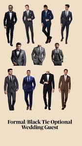 Image result for black tie optional male
