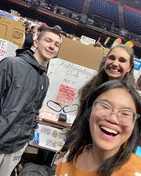 UConn Anthropology Club officers Abby, Nick, Anna, and Glass all helped  represent the club yesterday at the Spring Involvement Fair! The club is  open to all undergraduates, graduate students, and faculty regardless