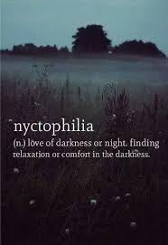 Nyctophilia Noun Love Darkness Or Night Feeling Relaxation Or Comfort In The Darkness Word Definition Unusual Words Cool Words Words