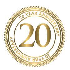 Etiquette in society, in business, in politics and at home by emily post, published in 1922, contained suggestions for wedding anniversary gifts for 1, 5, 10, 15, 20, 25, 50, and 75 years. 20 Years Anniversary Of 1291 Group 1291 Group