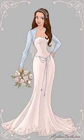 A Bride In Tidely By Isabellerecs On Deviantart Disney Princess Dresses Wedding Dress Sketches Disney Princess Fashion