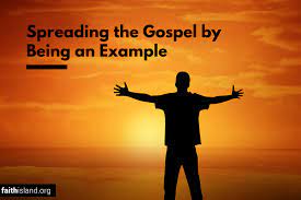 And how can we make it spread like that again? Spreading The Gospel By Being An Example Faith Island