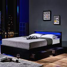 In unserem onlineshop gibt es zahlreiche angebote für betten aus holz in der größe 180x200cm, damit wir ihnen eine möglichst große auswahl. Led Bett Nube Mit Schubladen 180 X 200 Cm Kaufland De