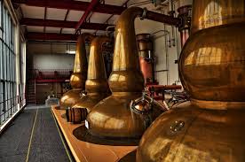 The Copper Stills Of The Glendronach Whisky Distillery Near Huntly Aberdeenshire Whiskey Distillery Whisky Copper Still