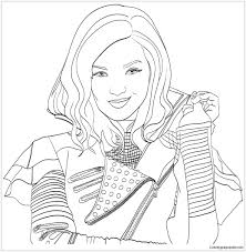 Customize the letters by coloring with markers or pencils. Descendants Coloring Pages Free Printable Coloring Pages For Kids