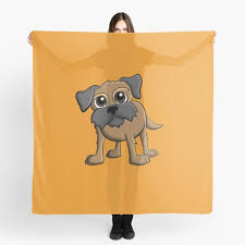 Want to know more about the 14 amazing facts about border terriers. Border Terrier Silhouette Scarf By Mishamisha Redbubble
