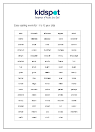 Spelling Bee Words For Children Aged 11 12 School Age Kidspot Nz
