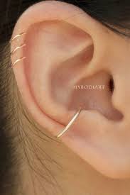 Ace Ear Piercing Cuff Earring 20g Earpiercingideas Simple Minimalist Triple Cartilage Helix Ear Piercing Ring Hoop Ear Cuff Earings Cuff Earrings Ear Jewelry