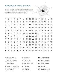 Kids, as well as adults, love these word searches. Halloween Word Search Puzzle All Esl