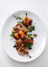 Viandes Pigeon Au Sang Roti Au Thym Plat Gastronomique Recettes De Cuisine Cuisine Gastronomique