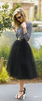 Have A Crave For Mesh Try This Multi Layered Mesh Dress Featuring Sheer Mesh Overlay And Midi Length Perfect Ess Fashion Tulle Skirt Black Tulle Midi Skirt