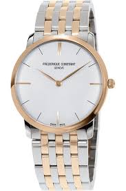 Die marke frederique constant ist das ergebnis einer lang dauernden begeisterung für die uhrmacherkunst und auch heute noch ein unabhängiges familienunternehmen. Frederique Constant Slimline Men Quartz Fc 200v5s32b Watch