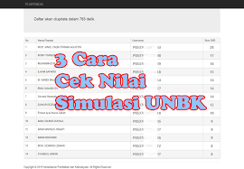 Cara Cek Nilai Simulasi Unbk Menggunakan 3 Metode Guru Jugan