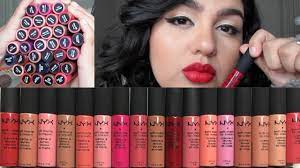 There are 50 shades in our database. Nyx Soft Matte Lip Cream Swatches Dollstation Youtube